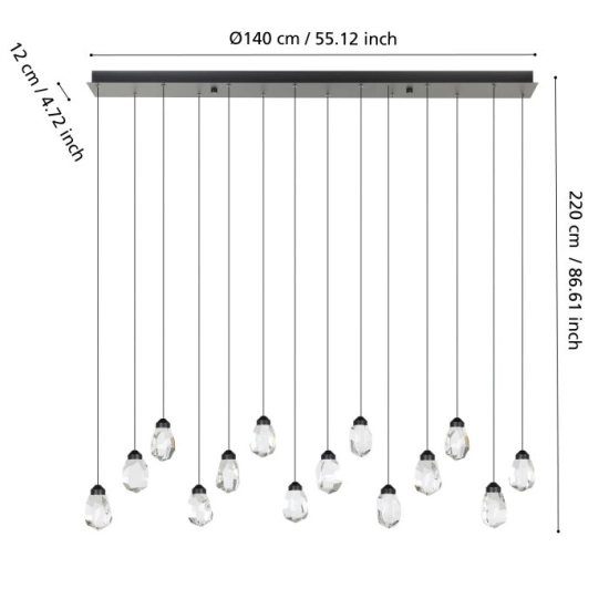 SINDICAT Lampa wisząca 390414 EGLO