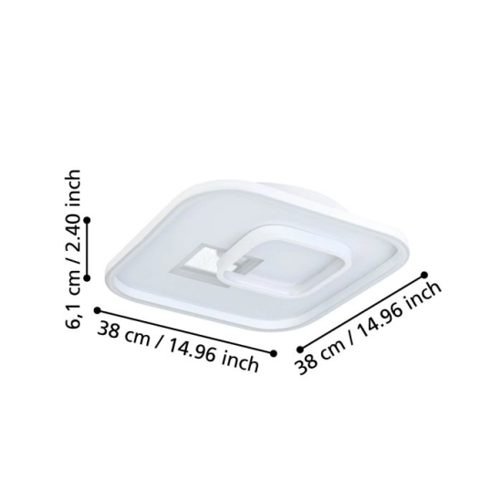 TIRIOLO lampa ścienna / sufitowa 901247 EGLO