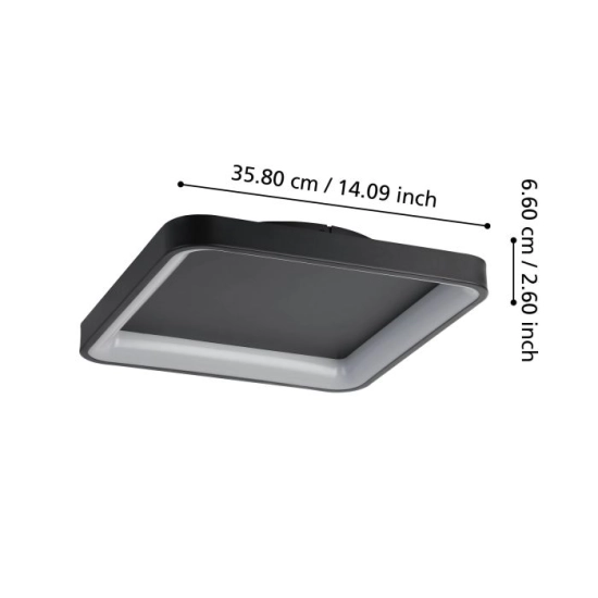LORETELLO lampa ścienna / sufitowa 901252 EGLO