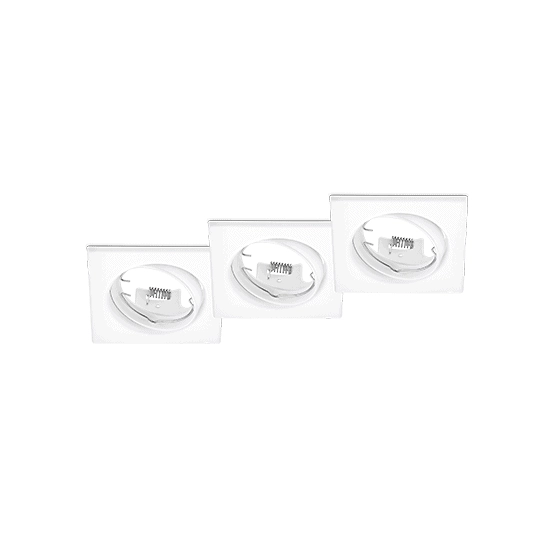 kinkiecik.pl Zestaw 3 oprawy wpuszczane JURA – 650000331 excl. 3x GU10 · max. 15W TRIO