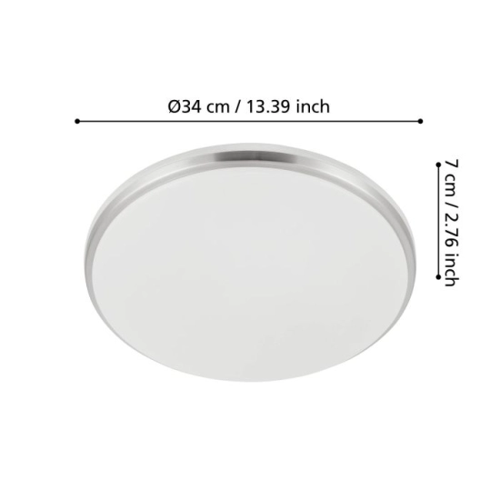 MARGIDORE lampa ścienna / sufitowa 901528 EGLO