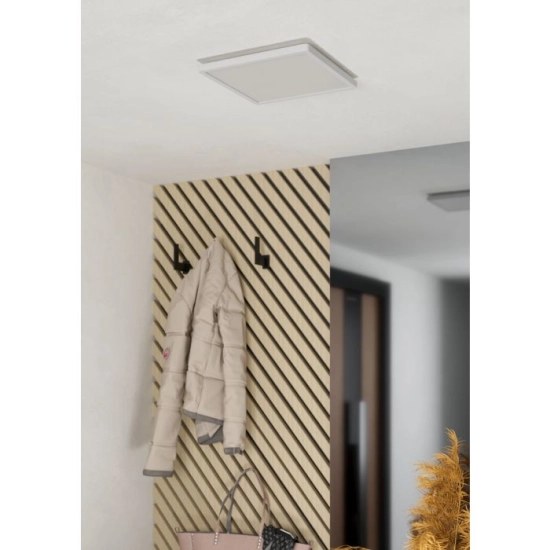 MINERARIO Plafon LED 29 cm IP54 biały kwadratowy lampa ścienna / sufitowa 901578 EGLO