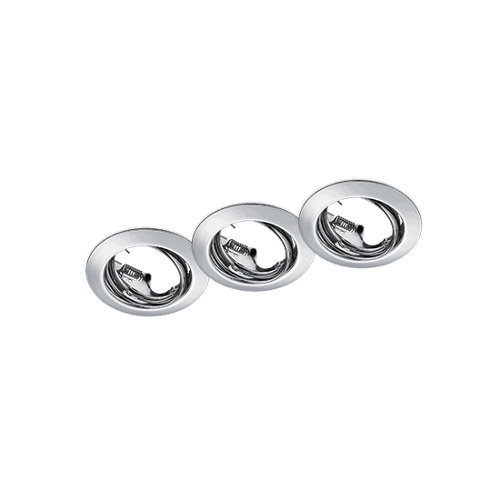 kinkiecik.pl Zestaw 3 oprawy wpuszczane JURA – 650100306 excl. 3x GU10 · max. 15W TRIO