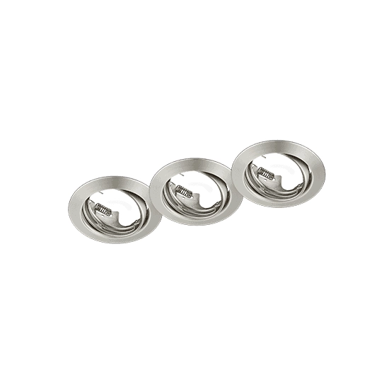kinkiecik.pl Zestaw 3 oprawy wpuszczane JURA – 650100307 excl. 3x GU10 · max. 15W TRIO