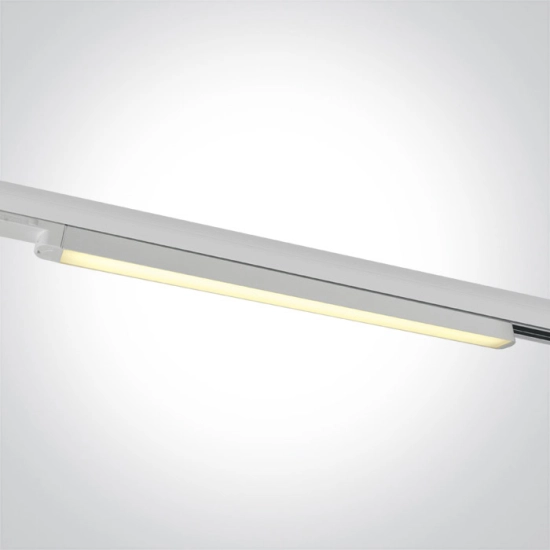 WHITE 16W CCTV LINEAR TRACK LIGHT 100-240V 65018T/W/V ONE LIGHT