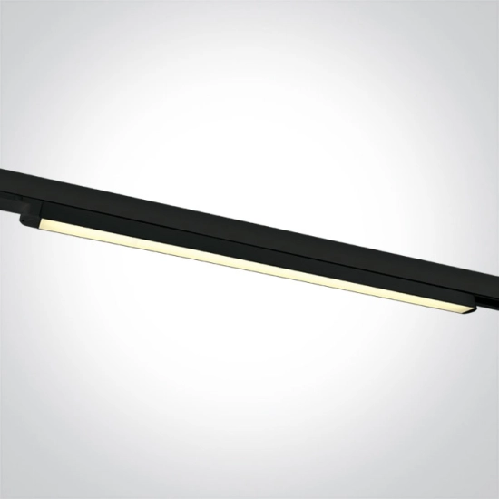BLACK 25W CCTV LINEAR TRACK LIGHT 100-240V 65025T/B/V ONE LIGHT