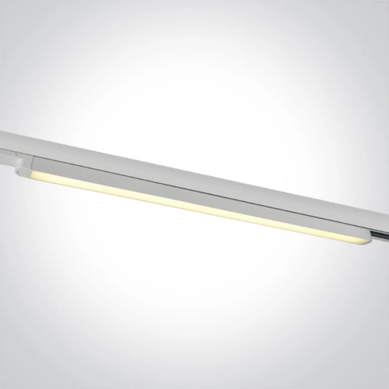 WHITE 25W CCTV LINEAR TRACK LIGHT 100-240V 65025T/W/V ONE LIGHT