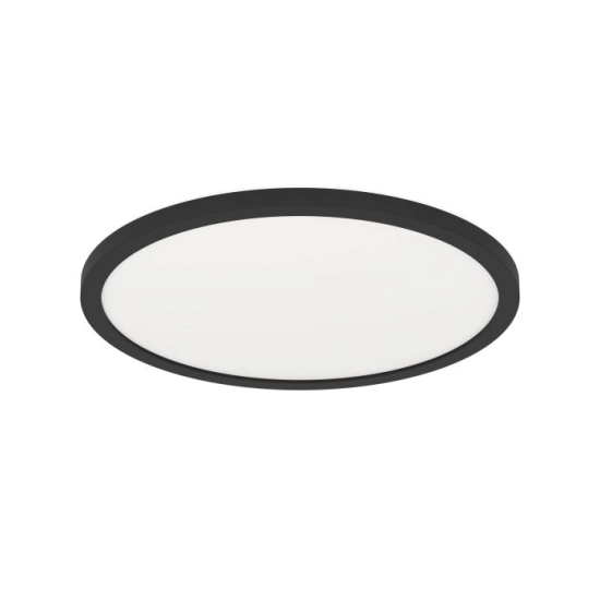 MINERARIO Plafon LED 30 cm IP54 czarny okrągły lampa ścienna / sufitowa 901572 EGLO