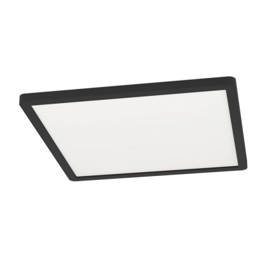 MINERARIO Plafon LED 29 cm IP54 czarny kwadratowy lampa ścienna / sufitowa 901574 EGLO