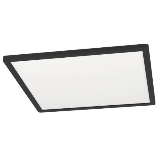 MINERARIO Plafon LED 39 cm IP54 czarny kwadratowy lampa ścienna / sufitowa 901575 EGLO