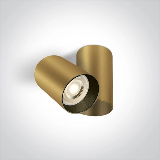 65105E/BS BRASS GU10 10w DARK LIGHT One Light
