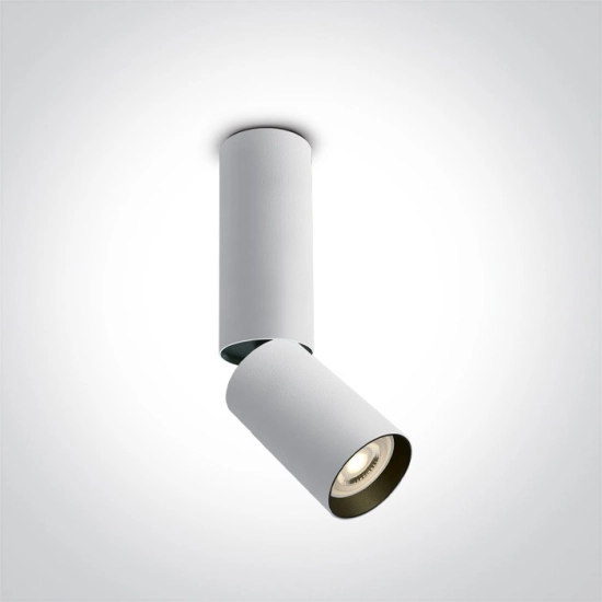 65105EA/W WHITE GU10 10w DARK LIGHT One Light