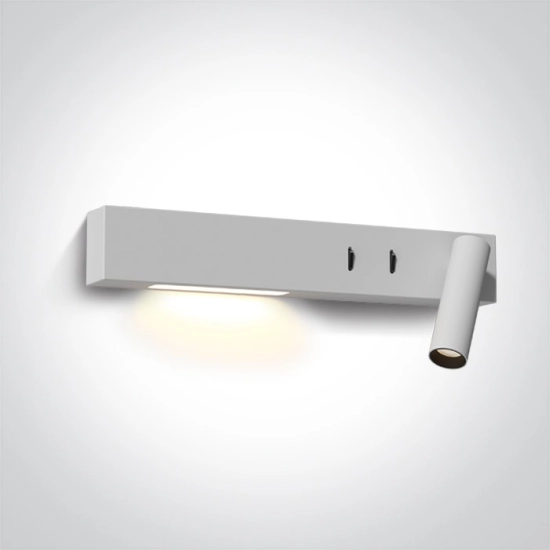 Kinkiet Reading Spots Aluminium 65146A/W/W ONE LIGHT