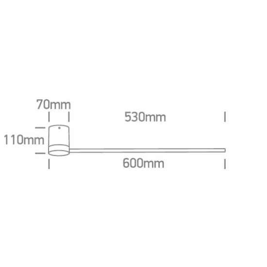 WHITE 12W WALL LIGHT WW IP20 230V 65148A/W/W ONE LIGHT