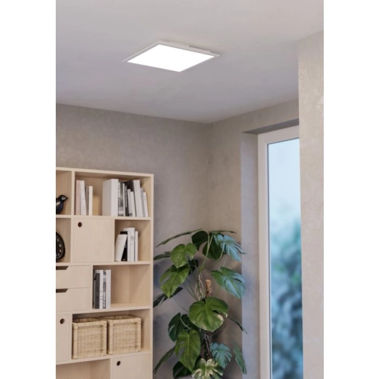 MORADILLO Plafon LED 39,5 cm biały kwadratowy oprawa sufitowa 901491 EGLO