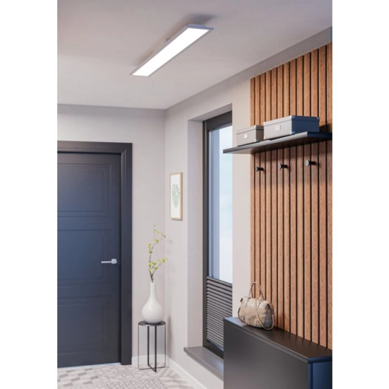 MORADILLO-R Plafon LED 119,5x14,5 cm biały prostokątny na pilota / oprawa sufitowa 901504 EGLO