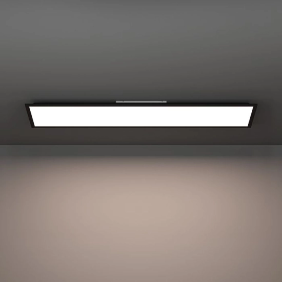 MORADILLO-Z oprawa sufitowa LED-RGB/CCT Plafon 119,5X29,5 cm czarny 901509 EGLO