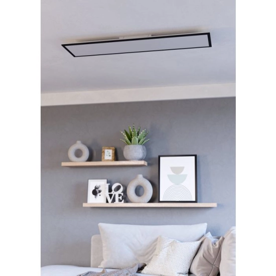 MORADILLO-Z oprawa sufitowa LED-RGB/CCT Plafon 119,5X29,5 cm czarny 901509 EGLO