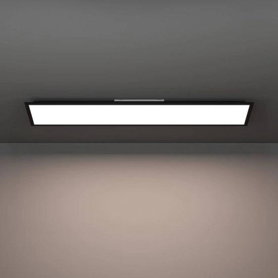 MORADILLO-Z oprawa sufitowa LED-RGB/CCT Plafon 119,5X14,5 cm czarny 901511 EGLO