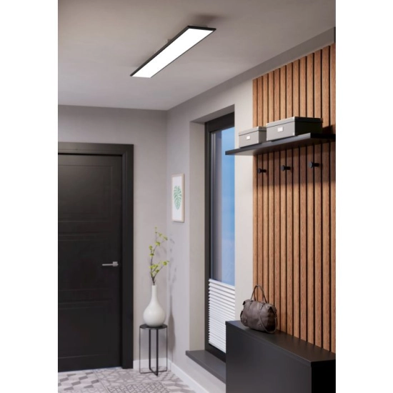 MORADILLO-Z oprawa sufitowa LED-RGB/CCT Plafon 119,5X14,5 cm czarny 901511 EGLO