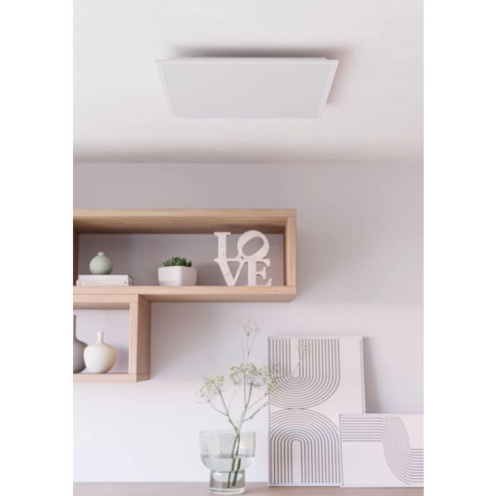 MORADILLO-Z oprawa sufitowa LED-RGB/CCT Plafon 59,5x59,5 cm biały 901514 EGLO