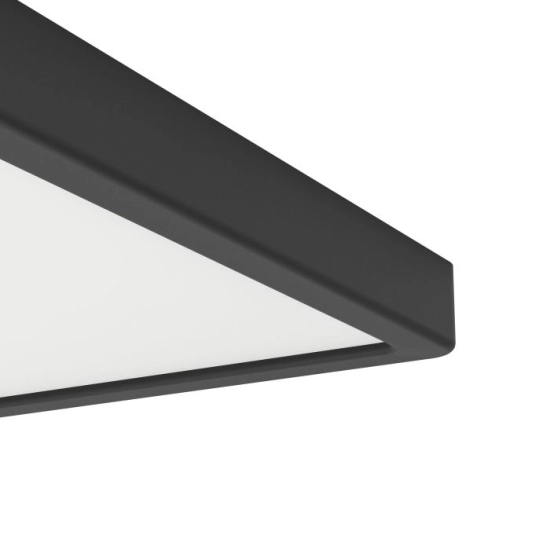 FUEVA 6 Plafon LED 17,5W 2700/4000/6500K czarny kwadratowy / oprawa natynkowa 901305 EGLO