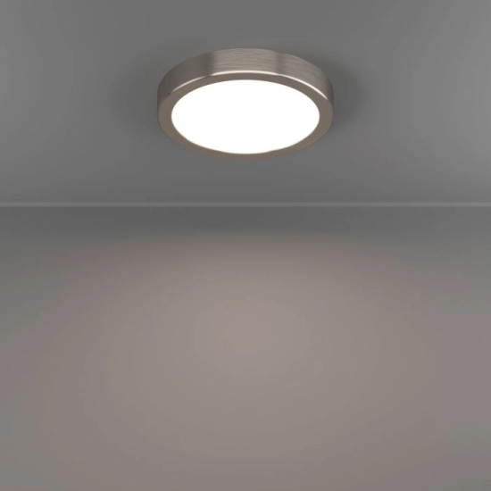 FUEVA 6 Plafon LED 7,5W 2700/4000/6500K nikiel mat okrągły / oprawa natynkowa 901315 EGLO