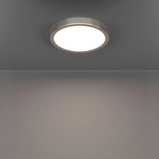 FUEVA 6 Plafon LED 11,5W 2700/4000/6500K nikiel mat okrągły / oprawa natynkowa 901316 EGLO