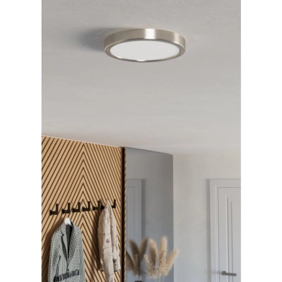 FUEVA 6 Plafon LED 11,5W 2700/4000/6500K nikiel mat okrągły / oprawa natynkowa 901316 EGLO