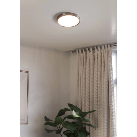 FUEVA 6 Plafon LED 14,2W 2700/4000/6500K nikiel mat okrągły / oprawa natynkowa 901317 EGLO