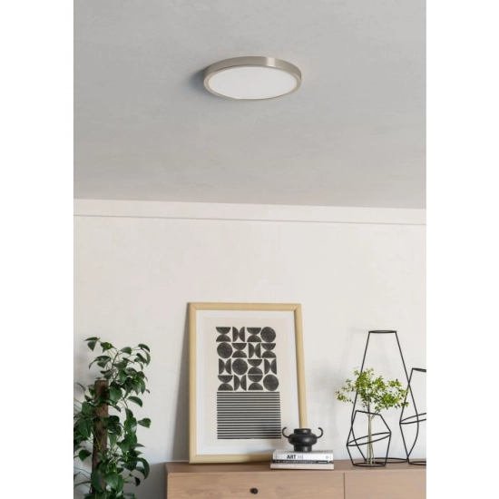 FUEVA 6 Plafon LED 14,2W 2700/4000/6500K nikiel mat okrągły / oprawa natynkowa 901317 EGLO