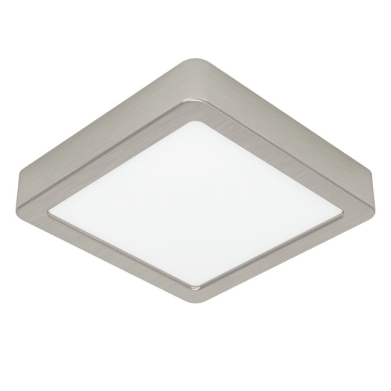 FUEVA 6 Plafon LED 7W 2700/4000/6500K nikiel mat kwadratowy / oprawa natynkowa 901319 EGLO