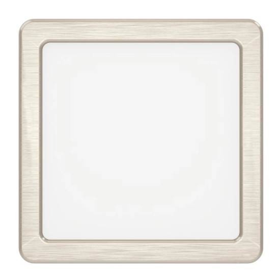 FUEVA 6 Plafon LED 7W 2700/4000/6500K nikiel mat kwadratowy / oprawa natynkowa 901319 EGLO