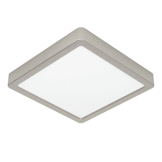 FUEVA 6 Plafon LED 10,5W 2700/4000/6500K nikiel mat kwadratowy / oprawa natynkowa 901321 EGLO