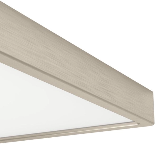 FUEVA 6 Plafon LED 13W 2700/4000/6500K nikiel mat kwadratowy / oprawa natynkowa 901322 EGLO