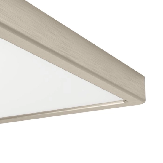 FUEVA 6 Plafon LED 17,5W 2700/4000/6500K nikiel mat kwadratowy / oprawa natynkowa 901323 EGLO