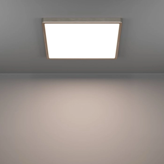 FUEVA 6 Plafon LED 17,5W 2700/4000/6500K nikiel mat kwadratowy / oprawa natynkowa 901323 EGLO