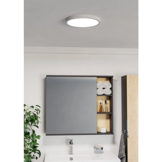 FUEVA 6 Plafon LED 14,2W 2700/4000/6500K IP44 biały okrągły / oprawa natynkowa 901334 EGLO