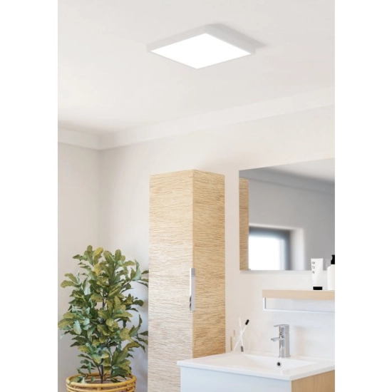 FUEVA 6 Plafon LED 13W 2700/4000/6500K IP44 biały kwadratowy / oprawa natynkowa 901337 EGLO
