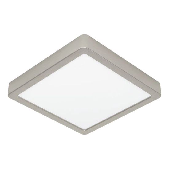 FUEVA 6-Z Plafon LED 10,5W RGB+TW IP44 nikiel mat kwadratowy / oprawa natynkowa 901383 EGLO