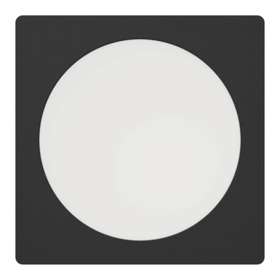 FUEVA 6 Oprawa wpuszczana LED 10,5W 2700/4000/6500K czarna 16,6 cm 901392 EGLO