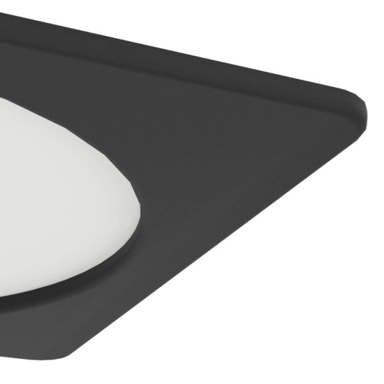 FUEVA 6 Oprawa wpuszczana LED 10,5W 2700/4000/6500K czarna 16,6 cm 901392 EGLO