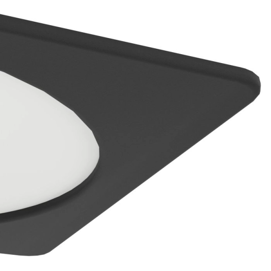 FUEVA 6 Oprawa wpuszczana LED 18,5W 2700/4000/6500K czarna 21,6 cm 901393 EGLO