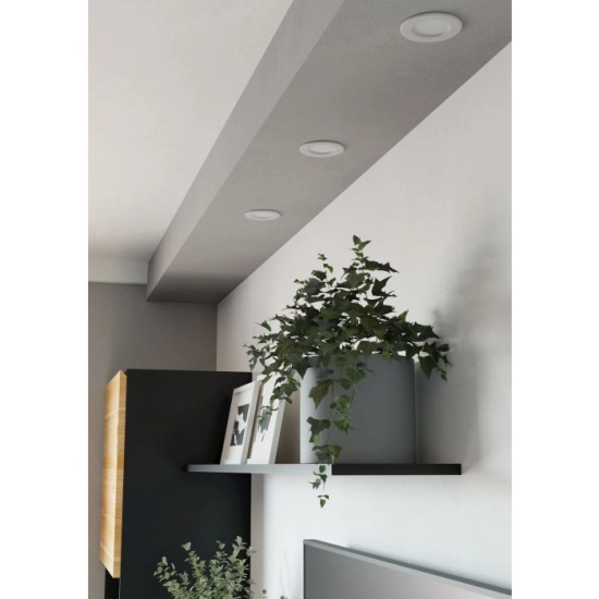 FUEVA 6 Oprawa wpuszczana LED 3,7W 2700/4000/6500K biała 8,8 cm 901395 EGLO