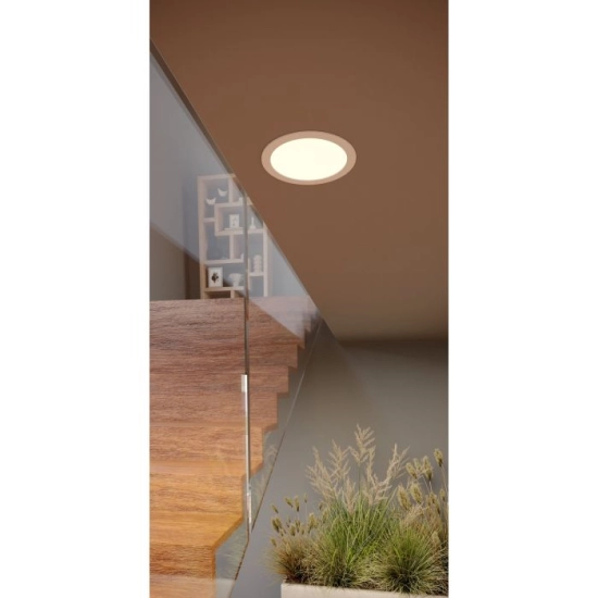 FUEVA 6 Oprawa wpuszczana LED 10,5W 2700/4000/6500K biała 16,8 cm 901397 EGLO