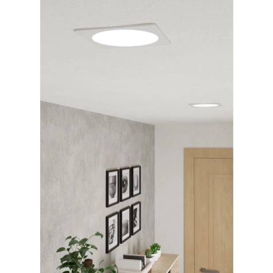 FUEVA 6 Oprawa wpuszczana LED 10,5W 2700/4000/6500K biała 16,6 cm 901401 EGLO