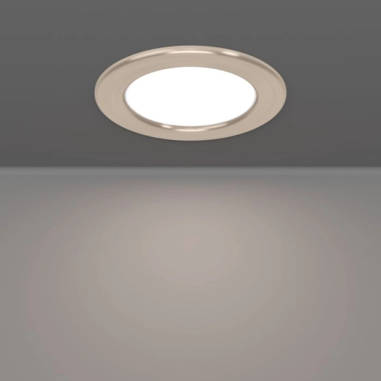 FUEVA 6 Oprawa wpuszczana LED 6,3W 2700/4000/6500K nikiel mat 11,9 cm 901405 EGLO