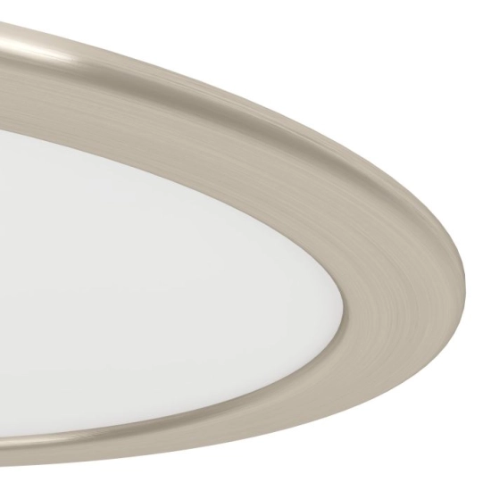 FUEVA 6 Oprawa wpuszczana LED 18,5W 2700/4000/6500K nikiel mat 21,6 cm 901407 EGLO