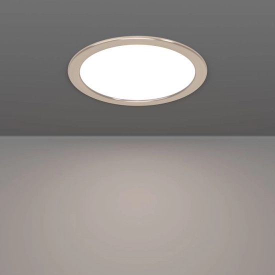 FUEVA 6 Oprawa wpuszczana LED 18,5W 2700/4000/6500K nikiel mat 21,6 cm 901407 EGLO