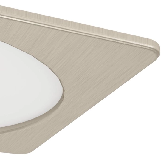 FUEVA 6 Oprawa wpuszczana LED 10,5W 2700/4000/6500K nikiel mat 16,6 cm 901409 EGLO
